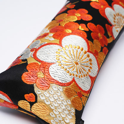 Kimono Obi Silk Piccolo Bag – Plum Blossom