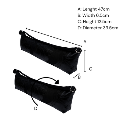 Kimono Obi Silk Flute Bag – Chrysanthemum